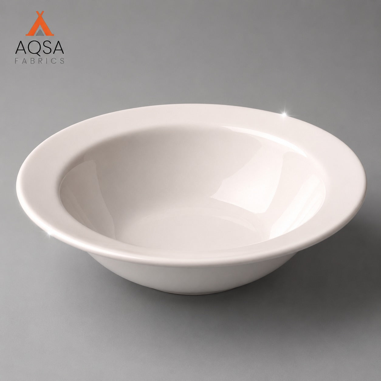 Plain White Soup Bowl