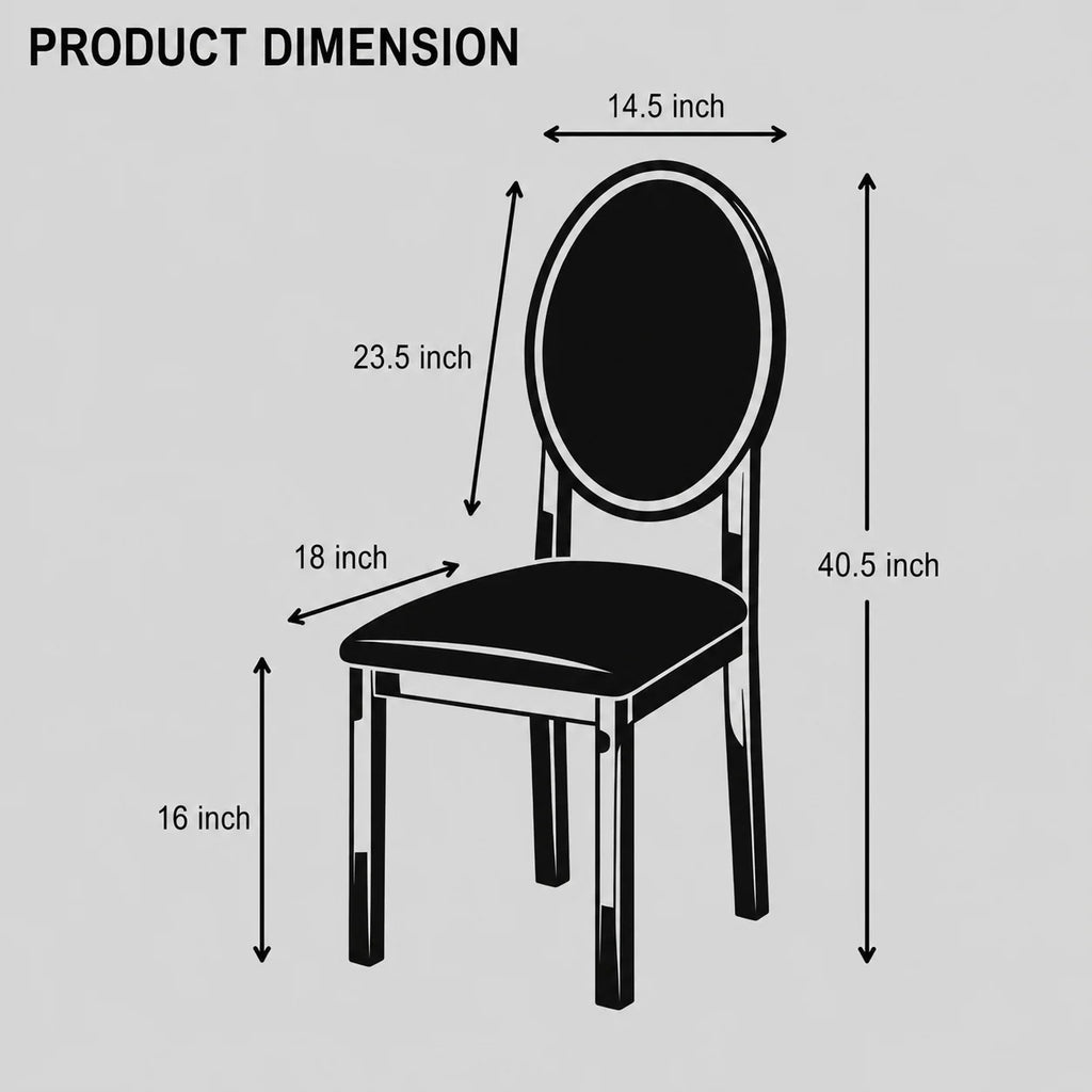 Versace-Inspired Glam Dining Set