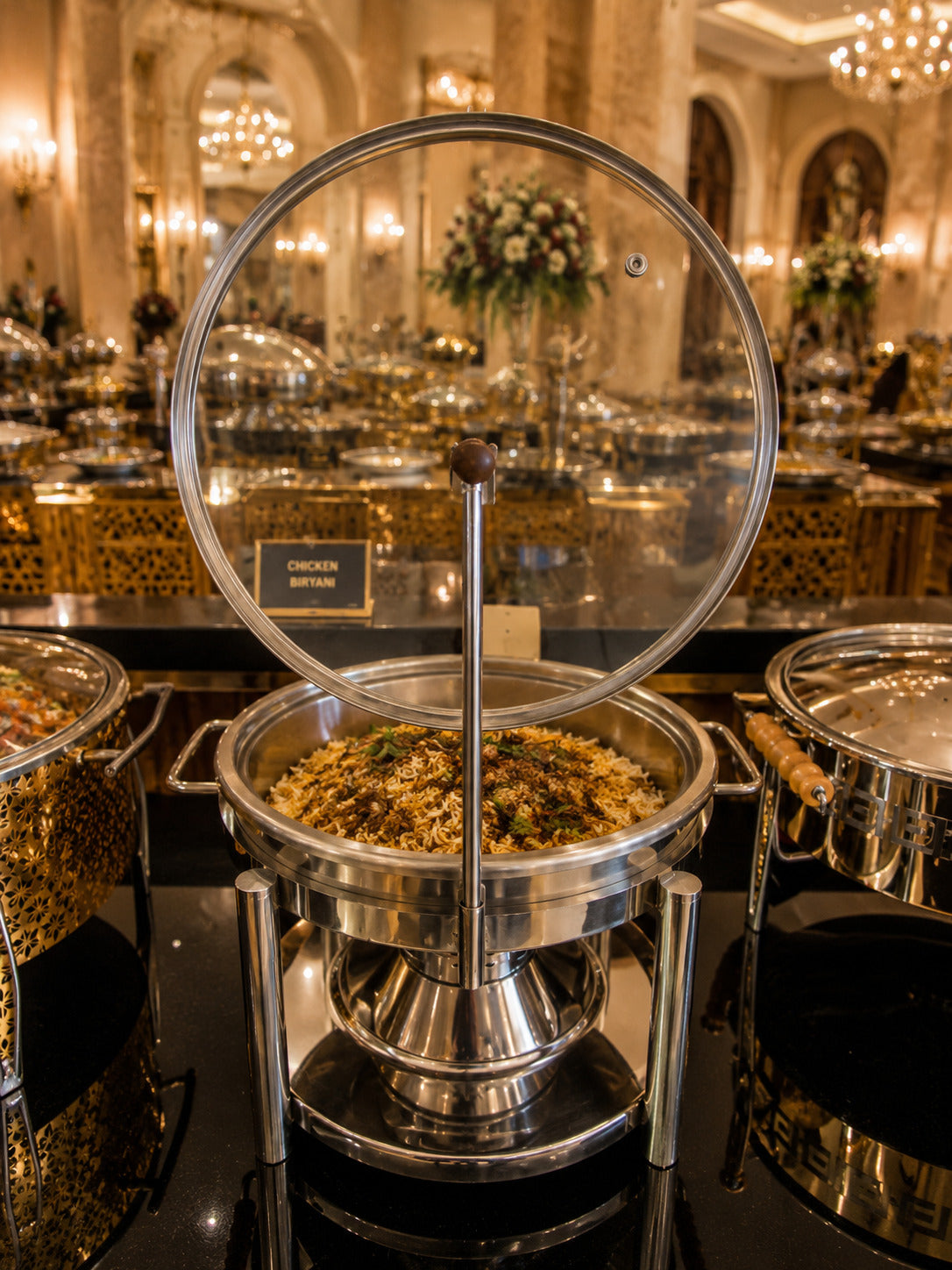Classic Roll-Top Round Chafer