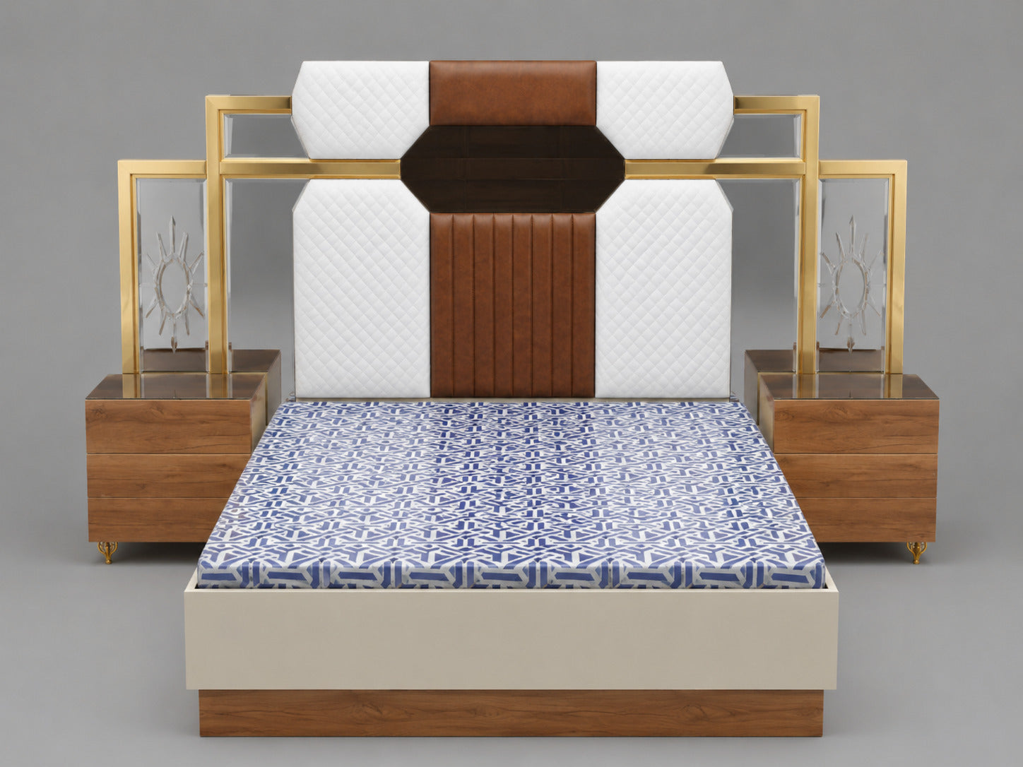 Walnut Elite Bedroom Set