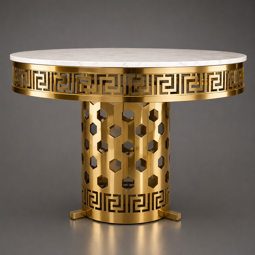 Versace-Inspired Glam Dining Set