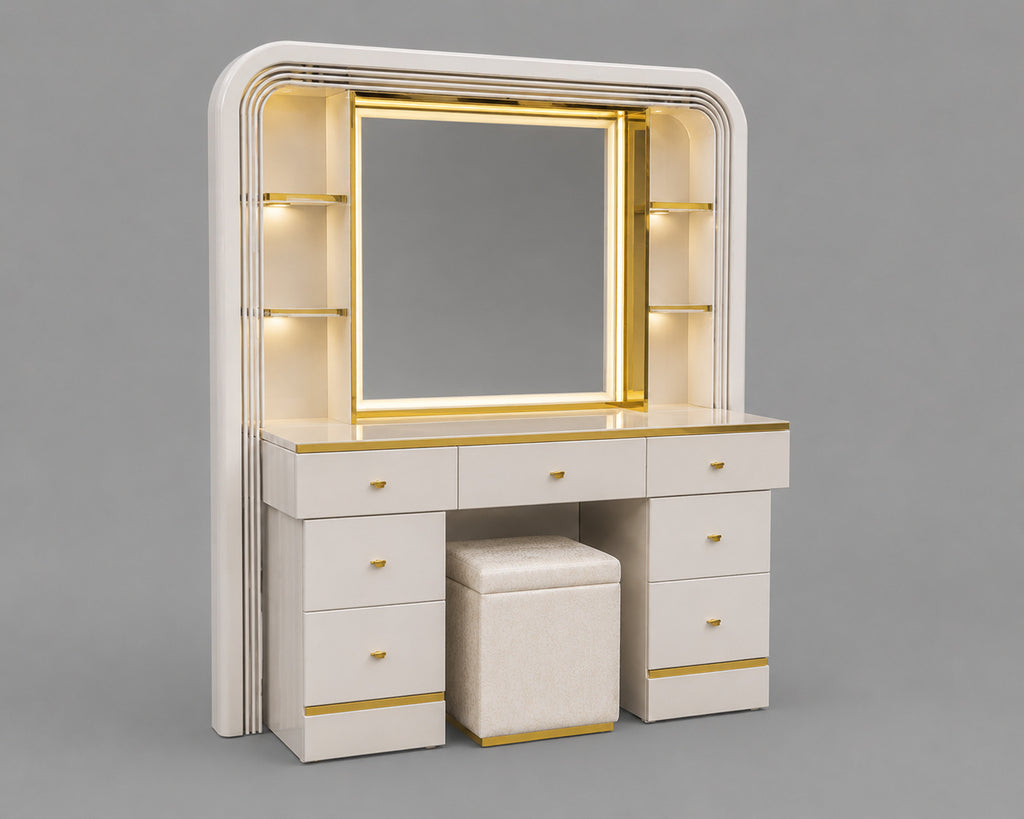 Royal White Luxury Bedroom Set