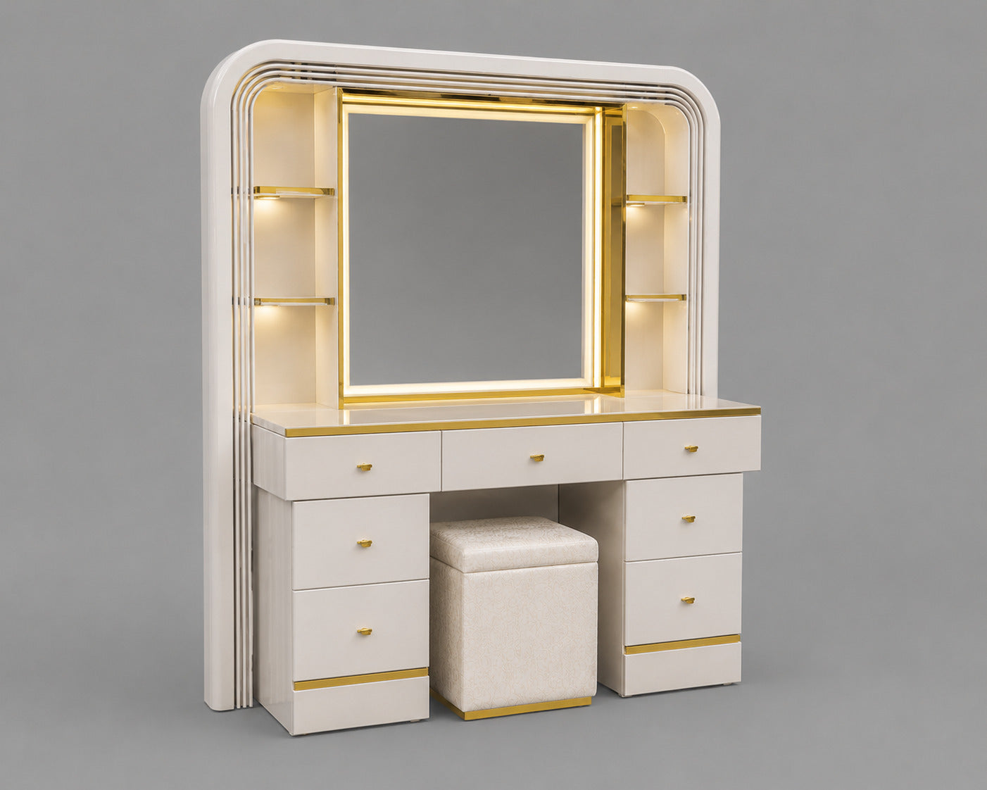 Royal White Luxury Bedroom Set