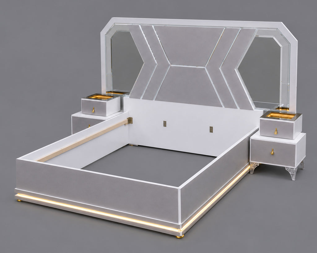 Aurora Luxe LED Bedroom Set