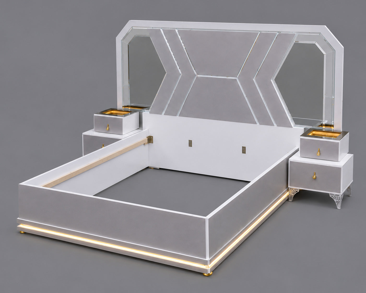 Aurora Luxe LED Bedroom Set