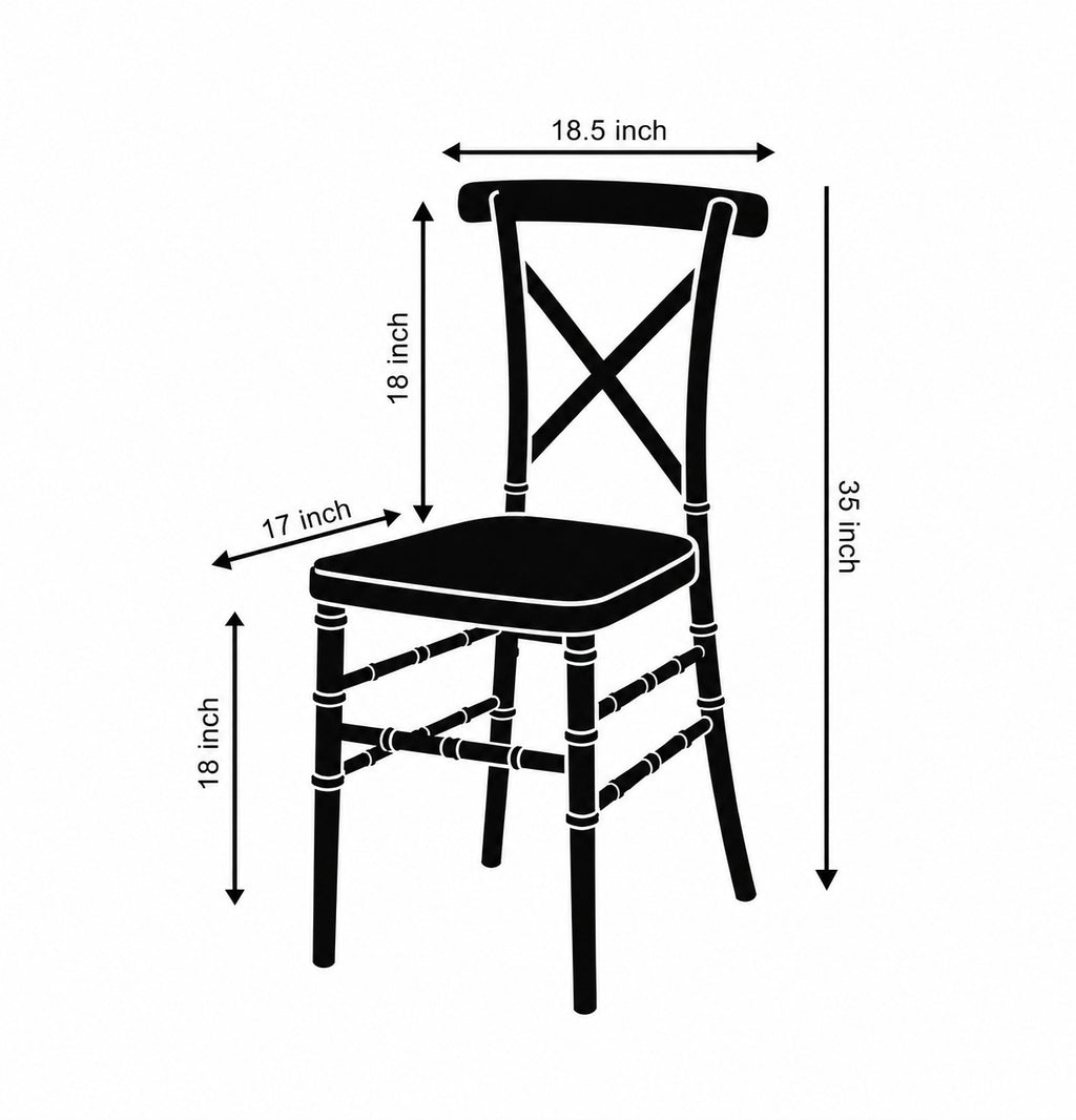 Cross(X-Back) Chiavari Chair