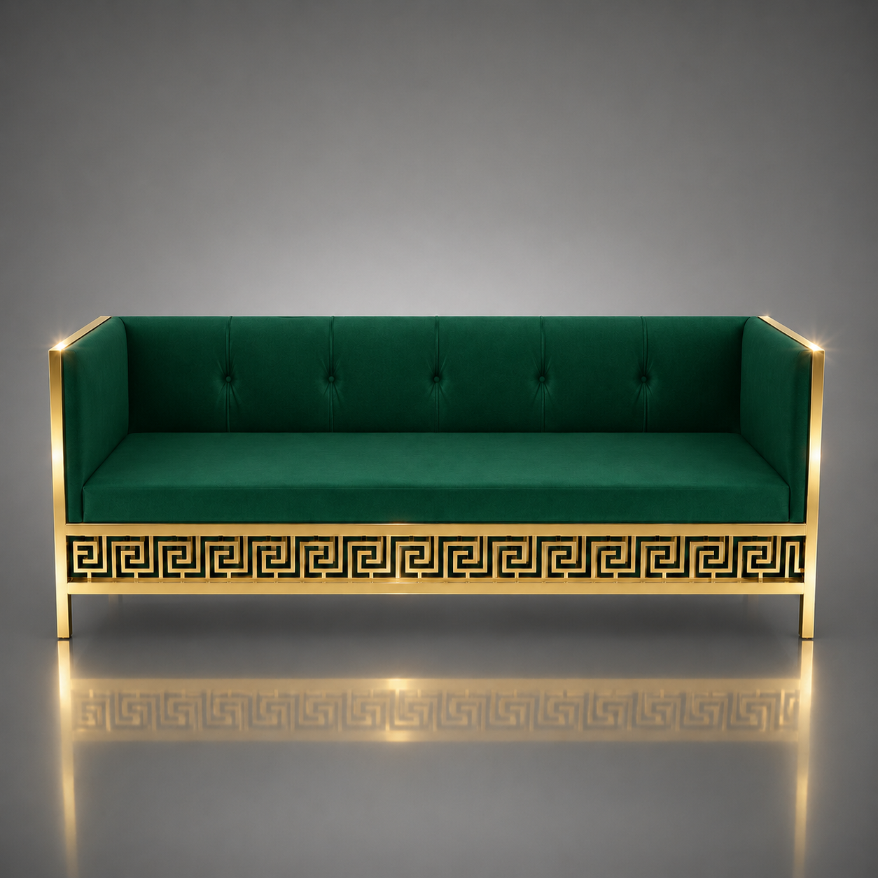 Greek Key Pattern Sofa