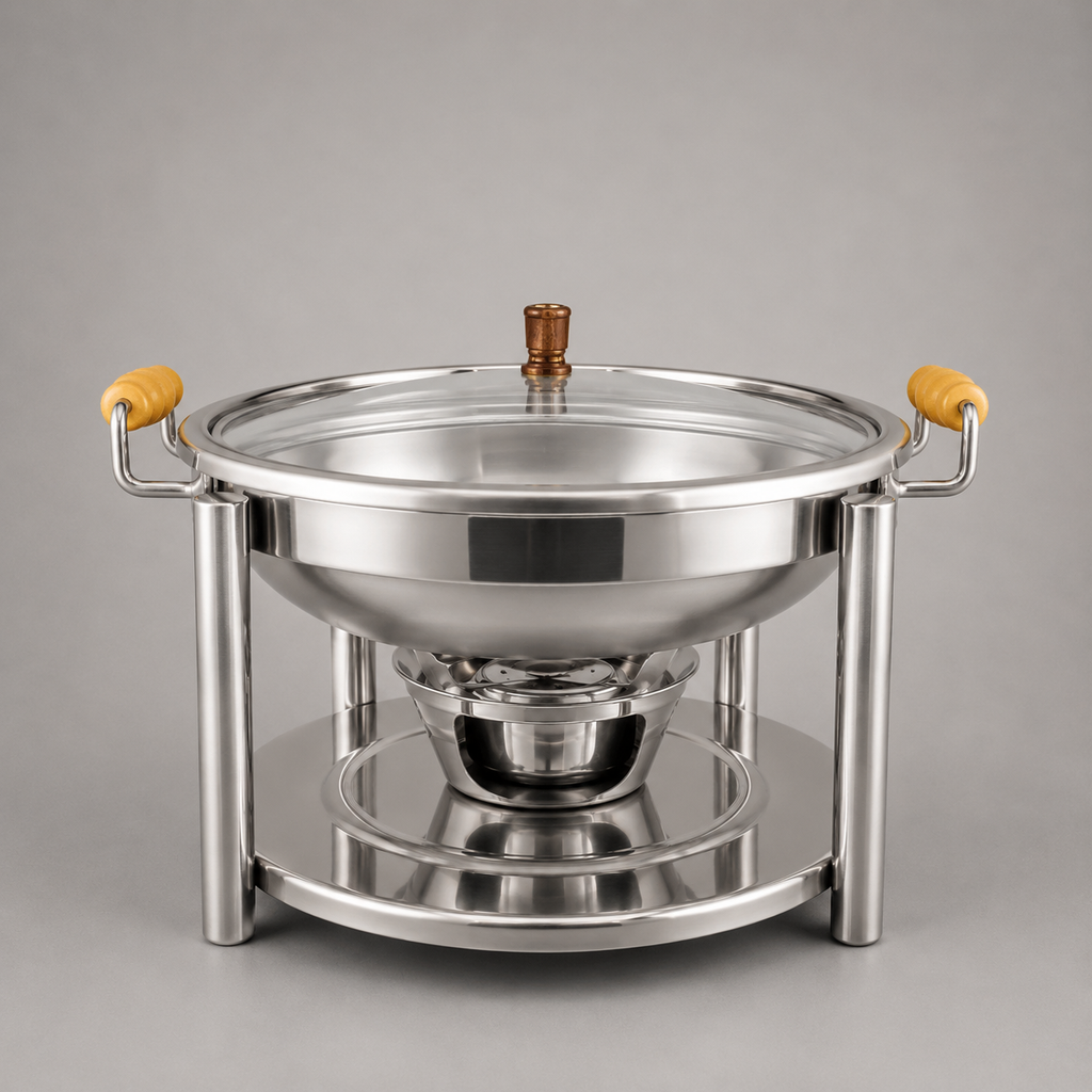 Classic Roll-Top Round Chafer